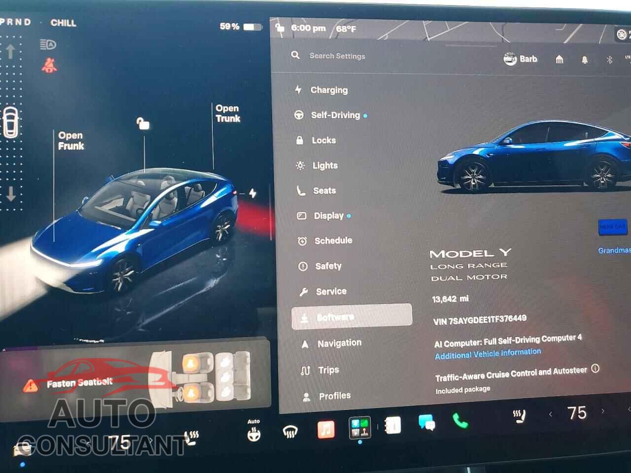 TESLA MODEL Y 2026 - 7SAYGDEE1TF376449