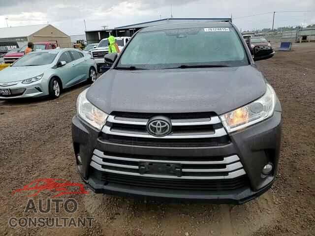 TOYOTA HIGHLANDER 2017 - 5TDBZRFH2HS419928