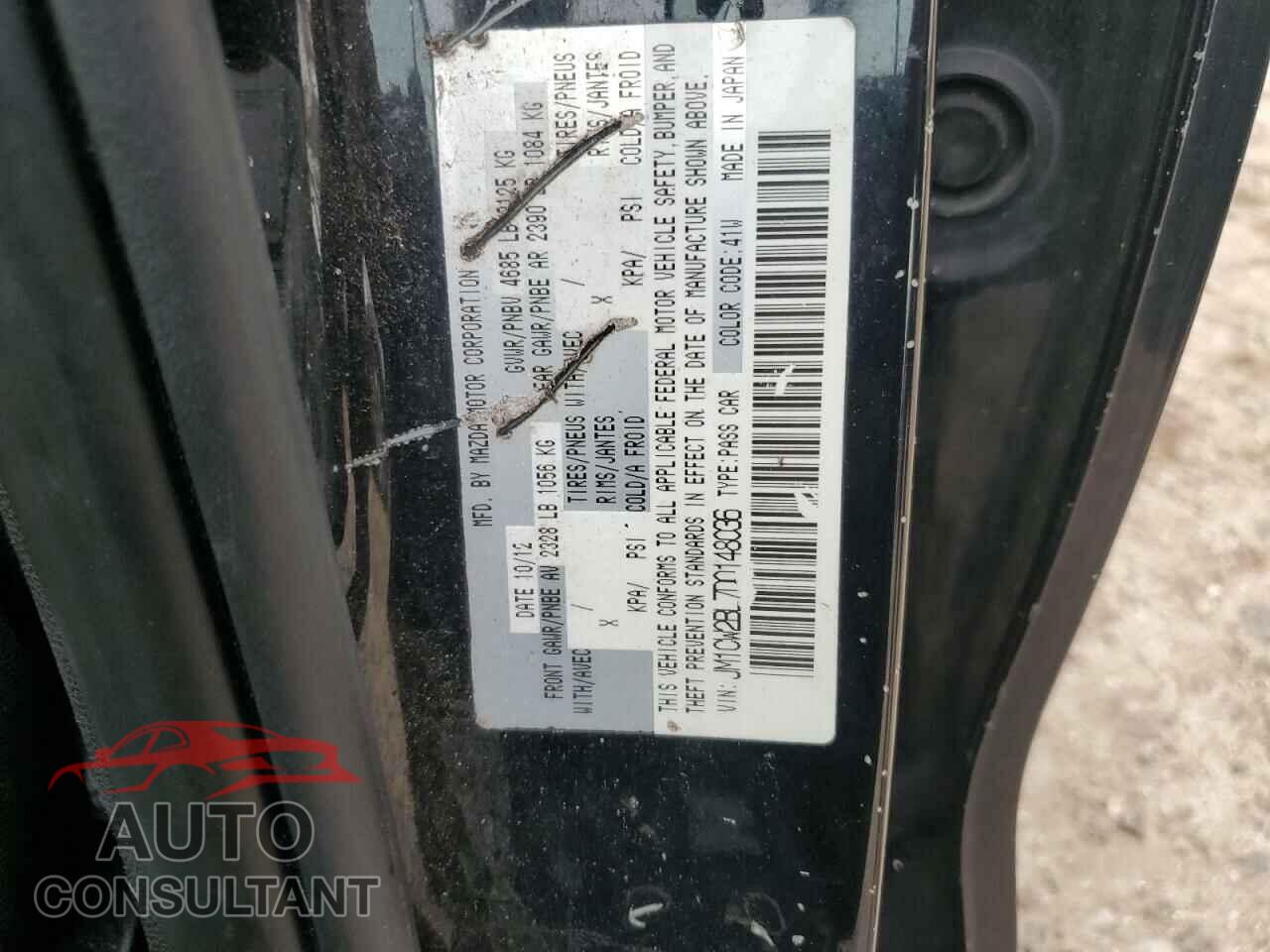 MAZDA 5 2013 - JM1CW2BL7D0148036