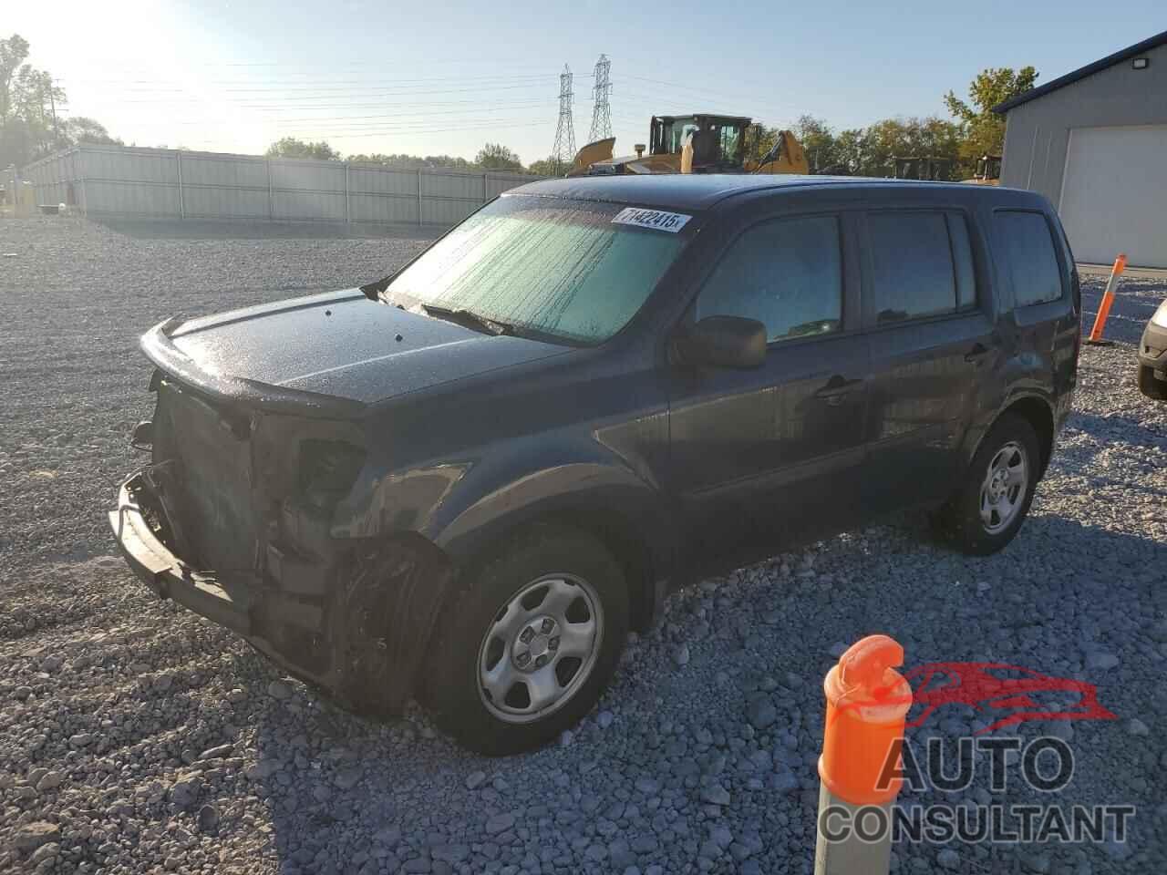 HONDA PILOT 2012 - 5FNYF4H26CB013470