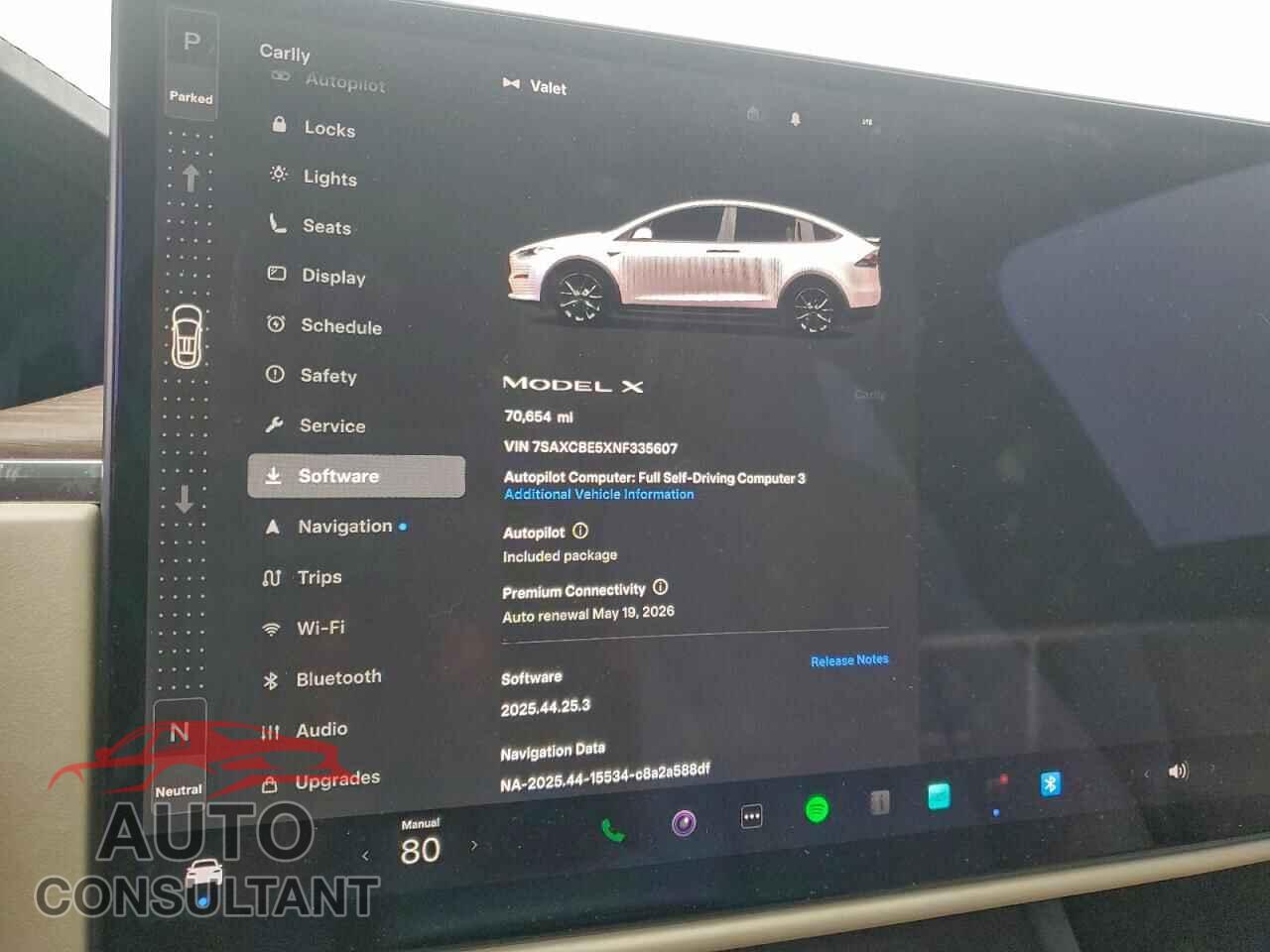 TESLA MODEL X 2022 - 7SAXCBE5XNF335607