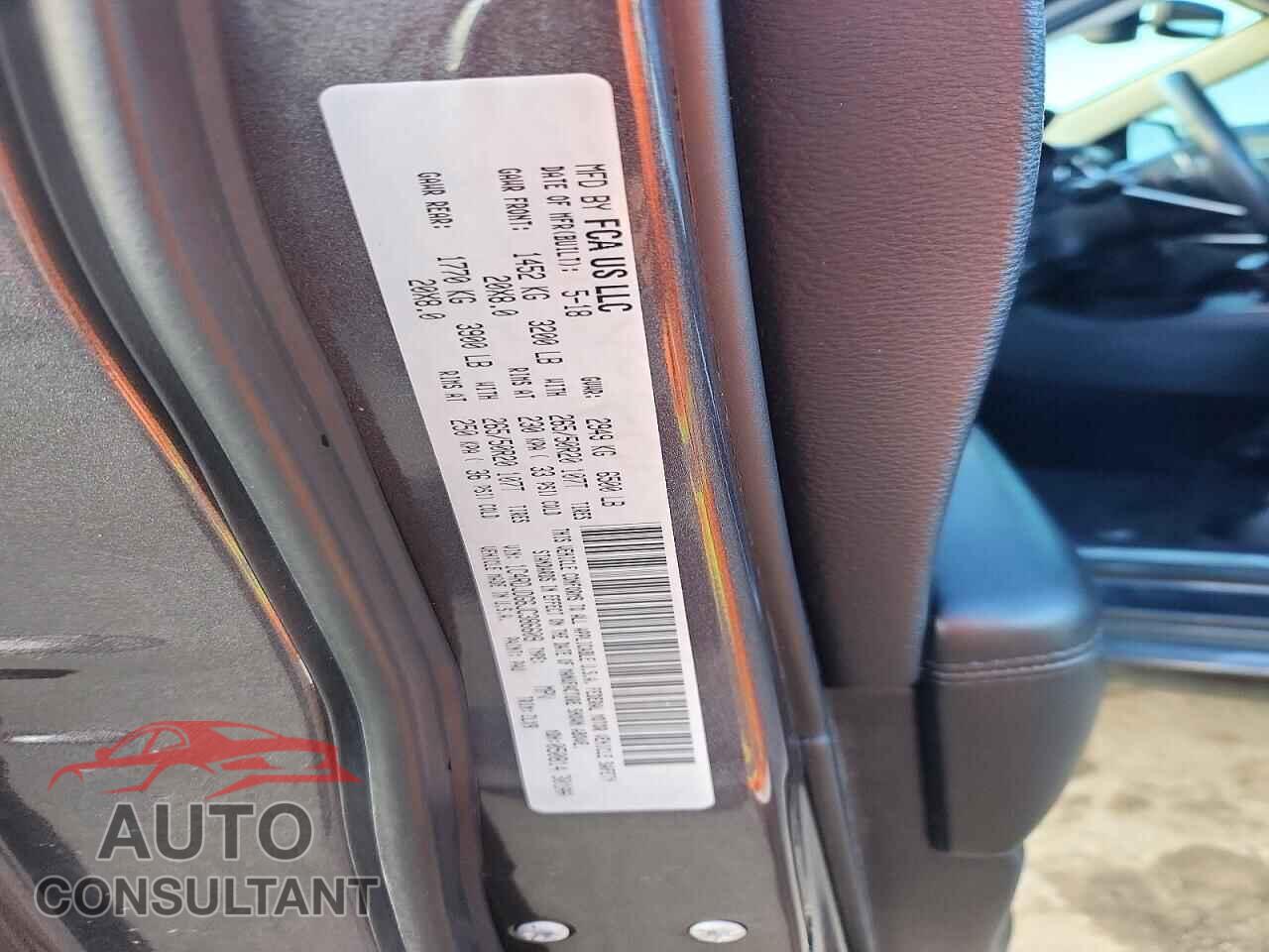 DODGE DURANGO 2018 - 1C4RDJDG6JC386609