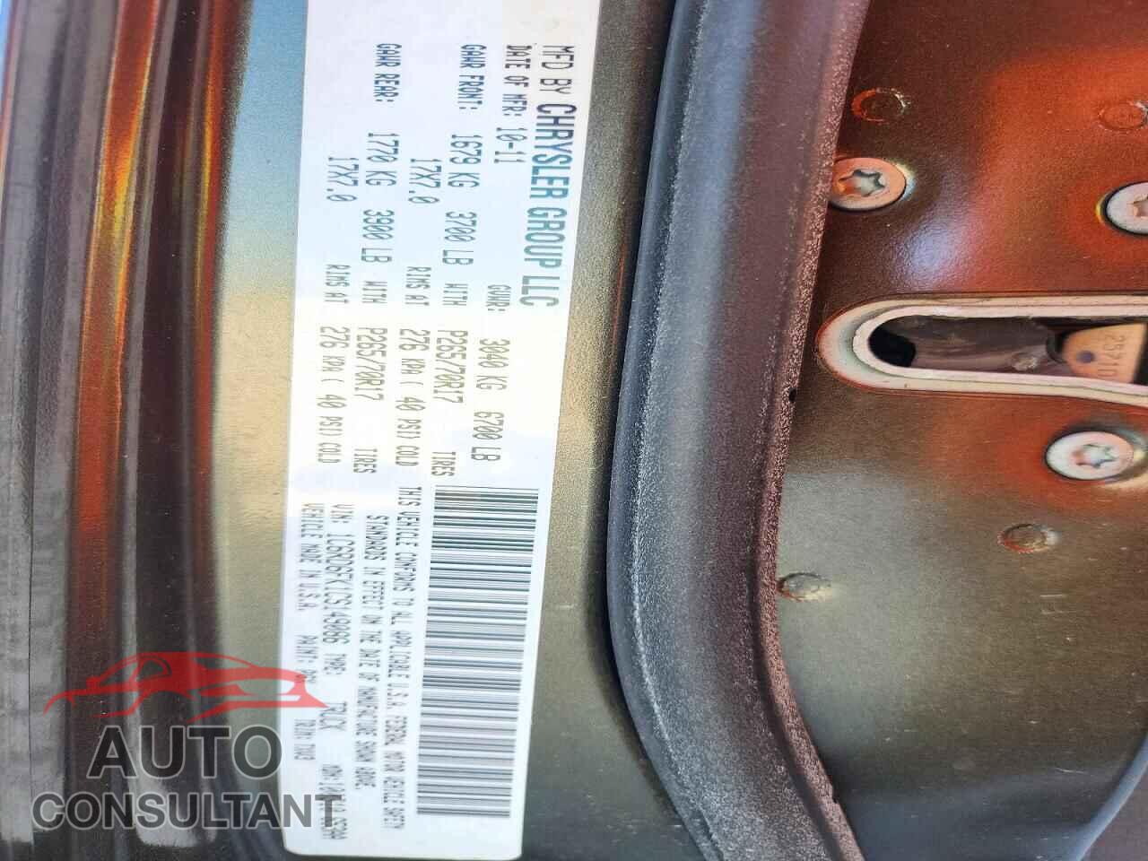 DODGE RAM 1500 2012 - 1C6RD6FK1CS149086