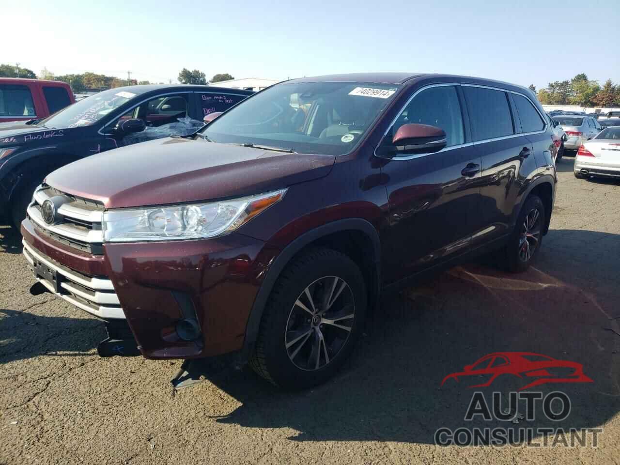 TOYOTA HIGHLANDER 2019 - 5TDBZRFH7KS916979