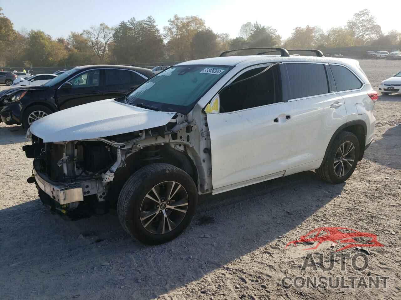 TOYOTA HIGHLANDER 2018 - 5TDZARFH8JS037317