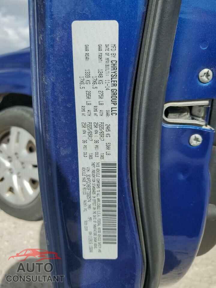 DODGE JOURNEY 2015 - 3C4PDCAB3FT592574