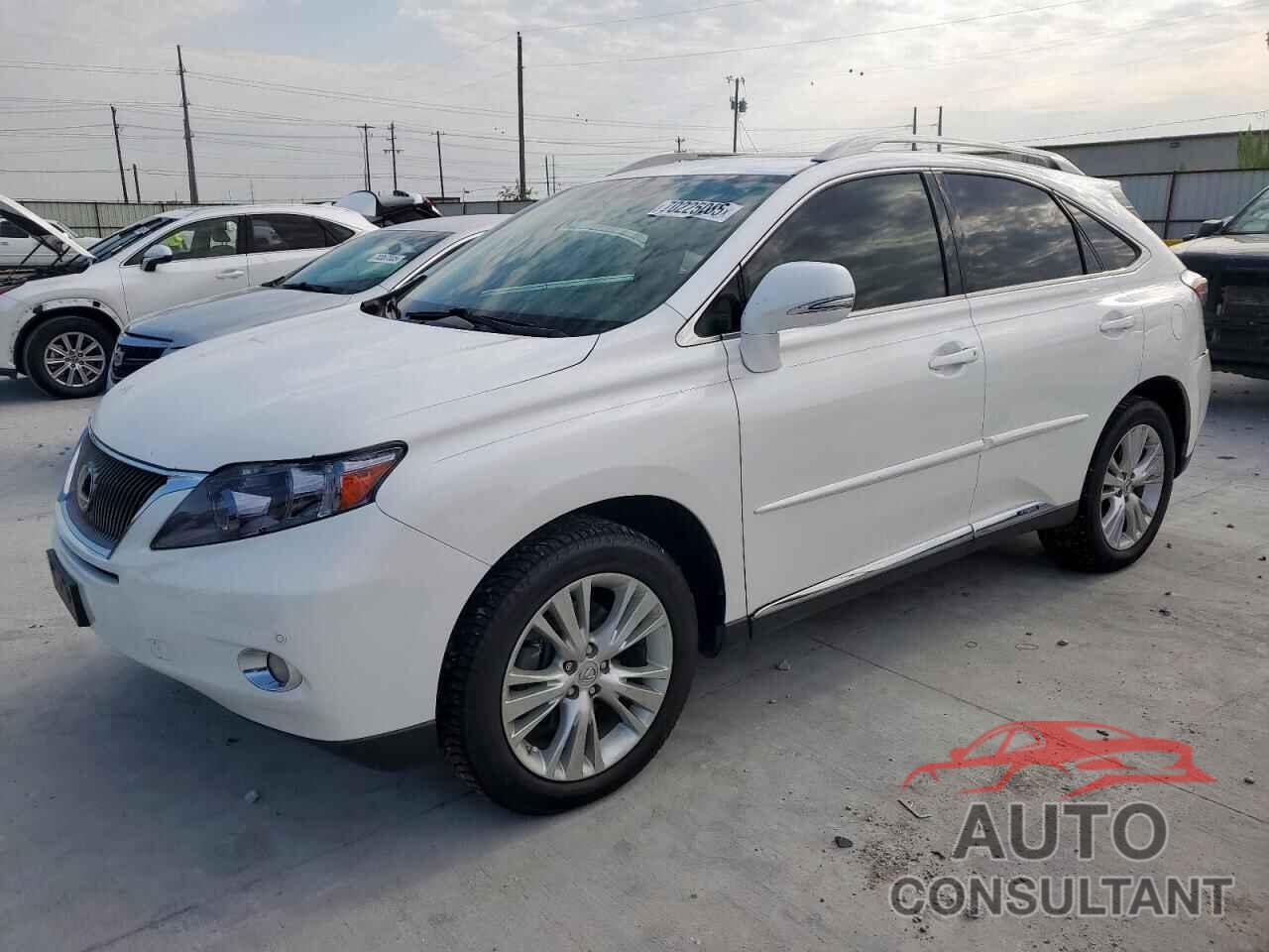 LEXUS RX450 2012 - JTJBC1BA8C2433471