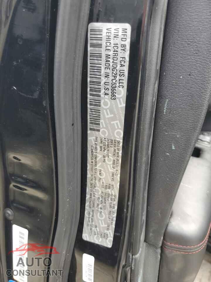 DODGE DURANGO 2023 - 1C4RDJDG2PC636663