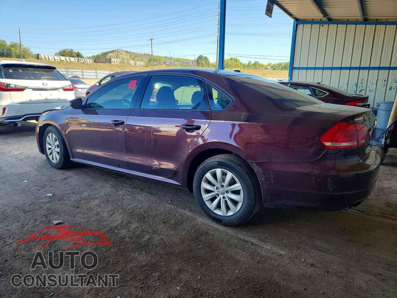 VOLKSWAGEN PASSAT 2012 - 1VWAP7A32CC008683