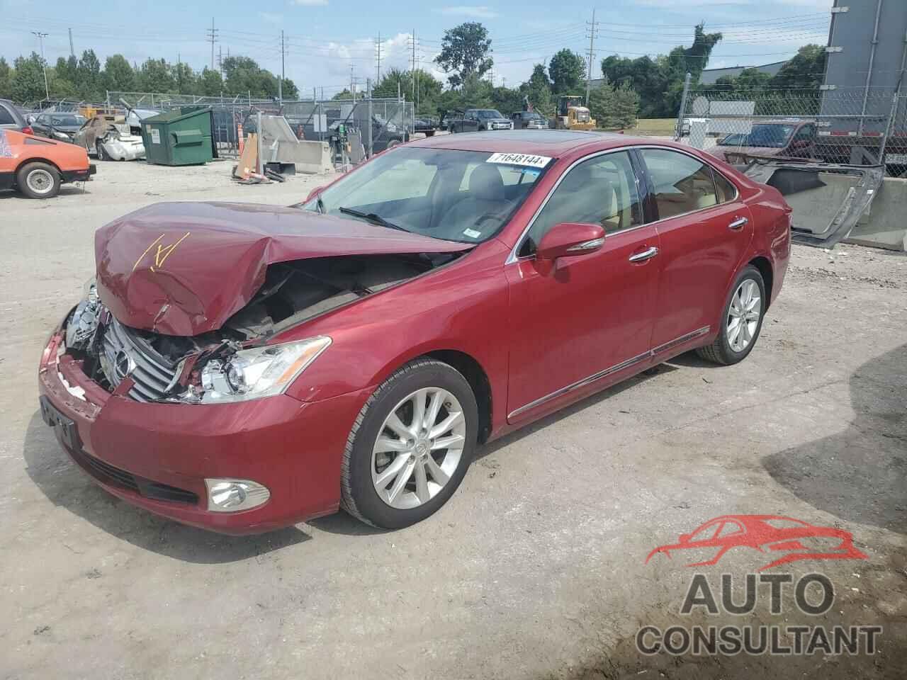 LEXUS ES350 2011 - JTHBK1EG7B2460177