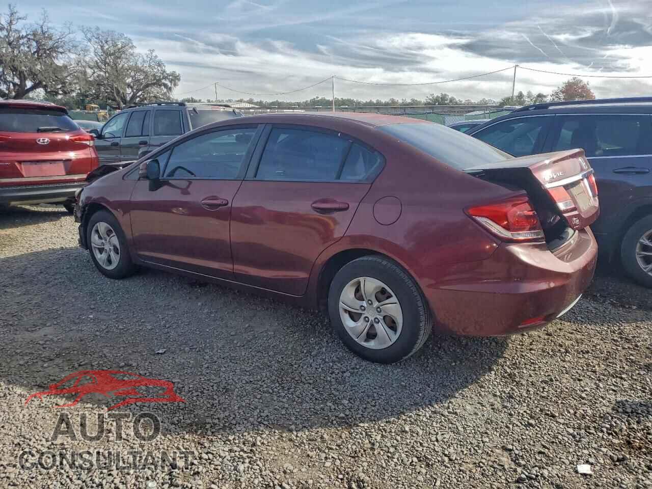 HONDA CIVIC 2013 - 19XFB2F52DE080997