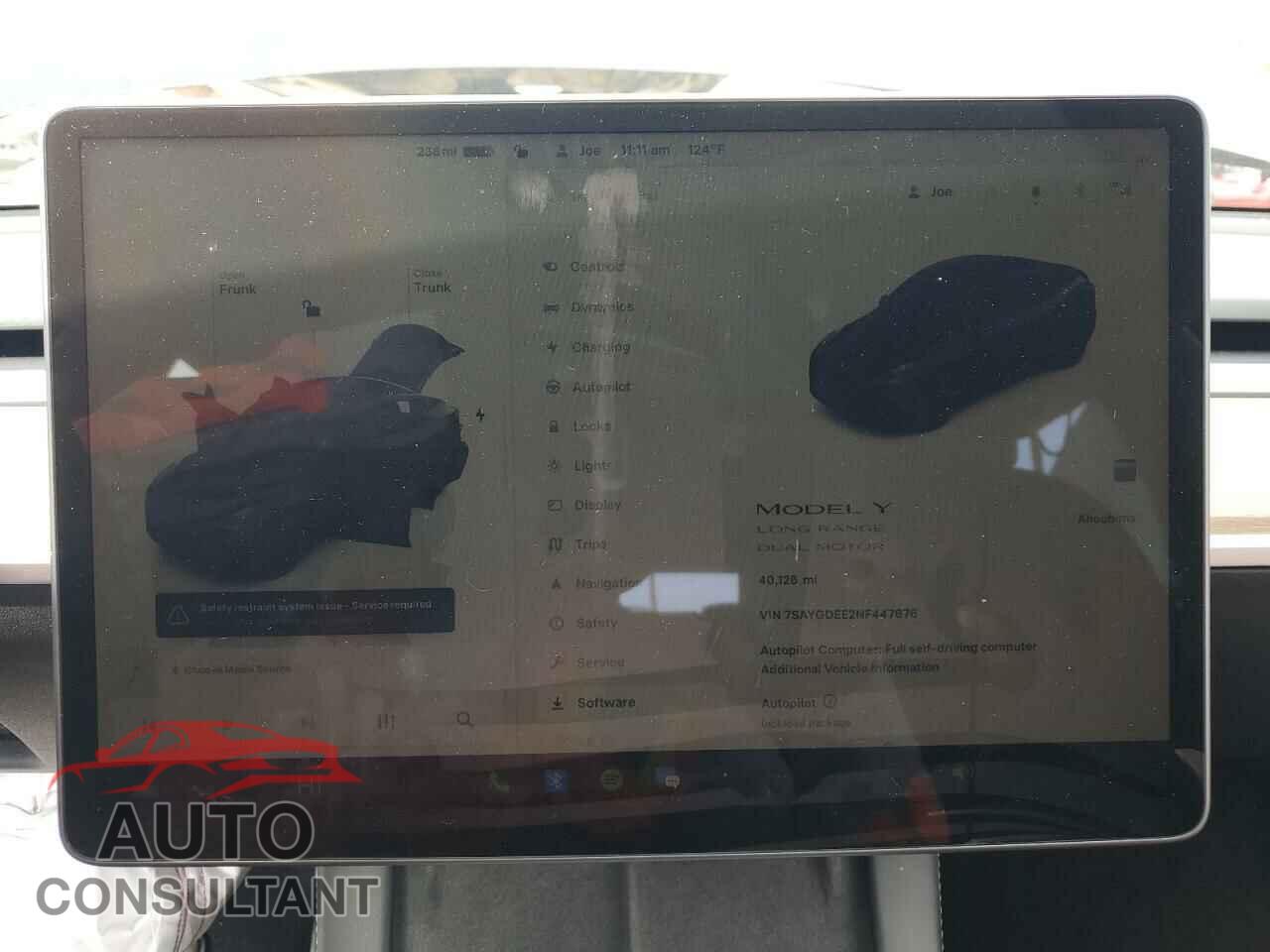 TESLA MODEL Y 2022 - 7SAYGDEE2NF447676