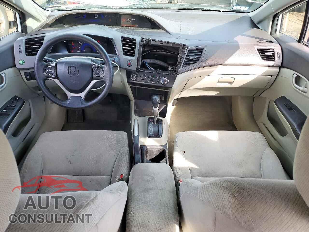 HONDA CIVIC 2012 - 19XFB2F52CE025898
