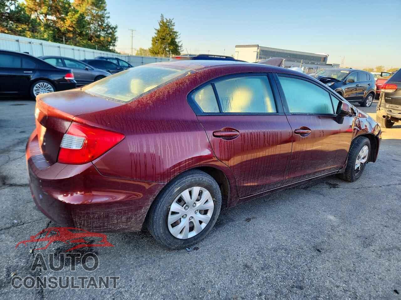 HONDA CIVIC 2012 - 19XFB2F55CE090664