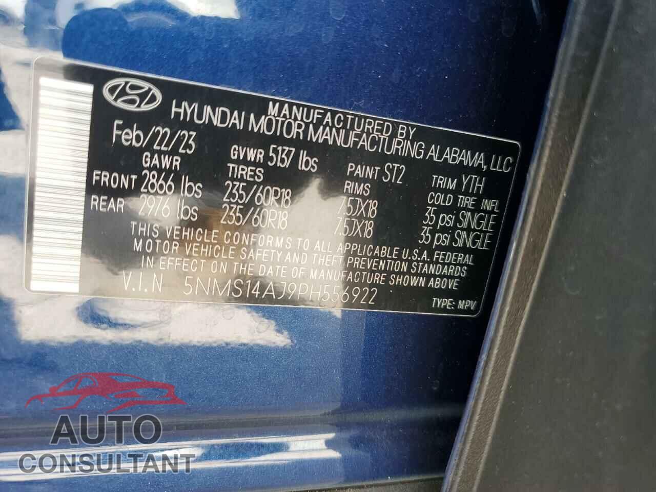 HYUNDAI SANTA FE 2023 - 5NMS14AJ9PH556922