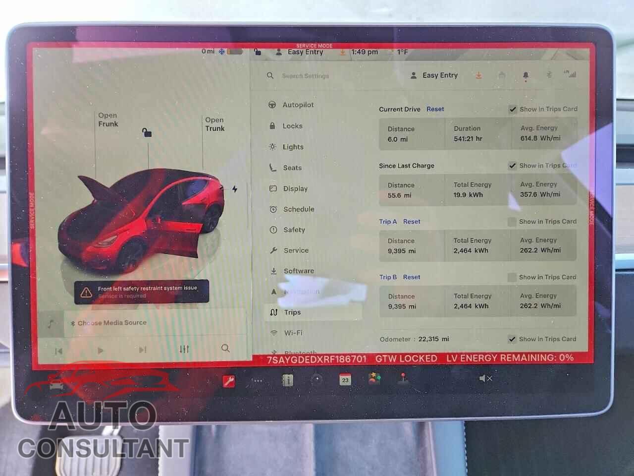 TESLA MODEL Y 2024 - 7SAYGDEDXRF186701