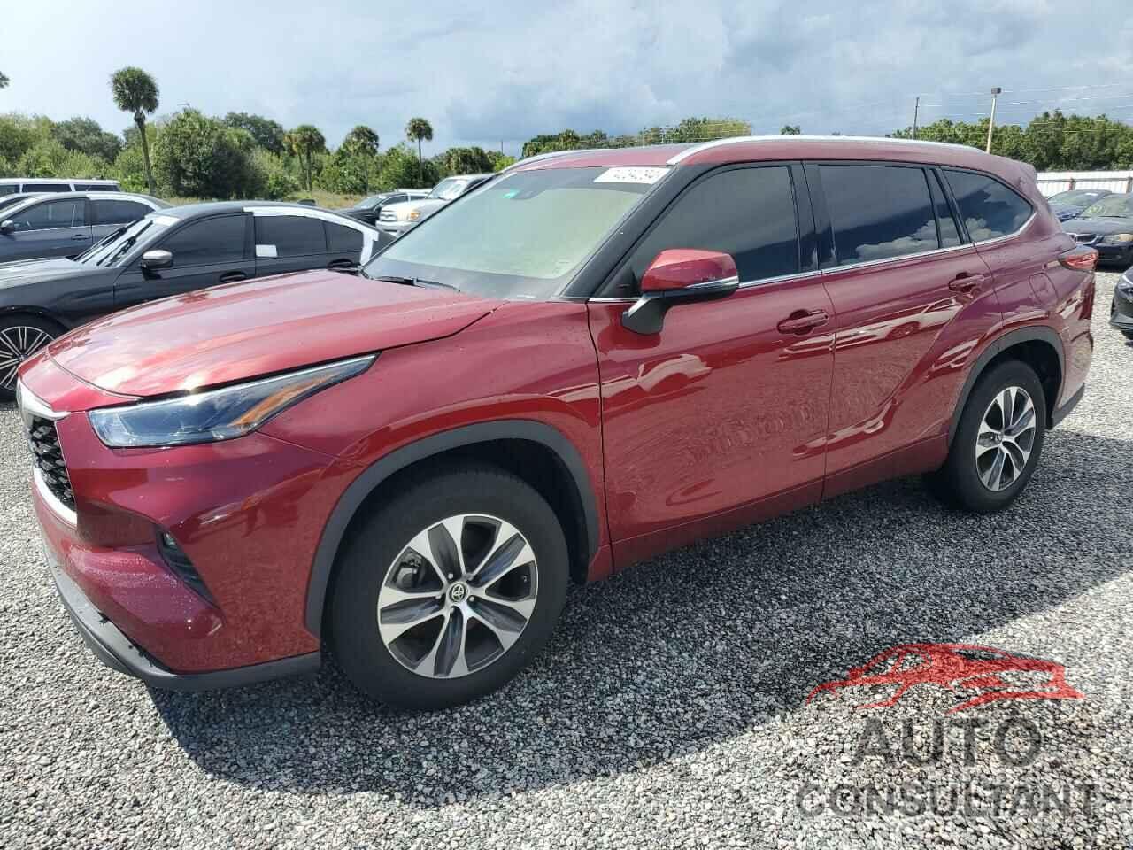 TOYOTA HIGHLANDER 2021 - 5TDHZRAH1MS519160