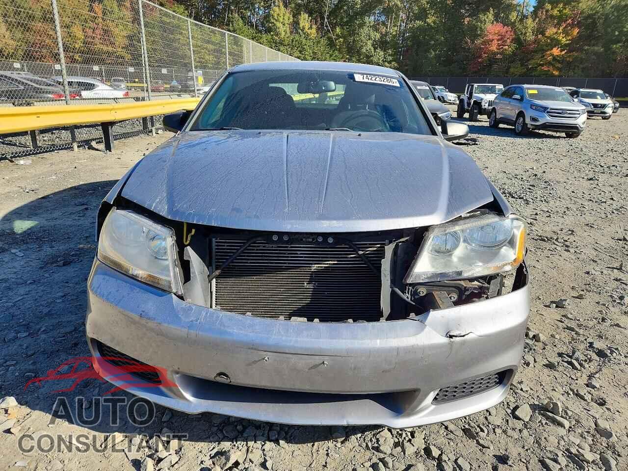 DODGE AVENGER 2013 - 1C3CDZAB9DN584322