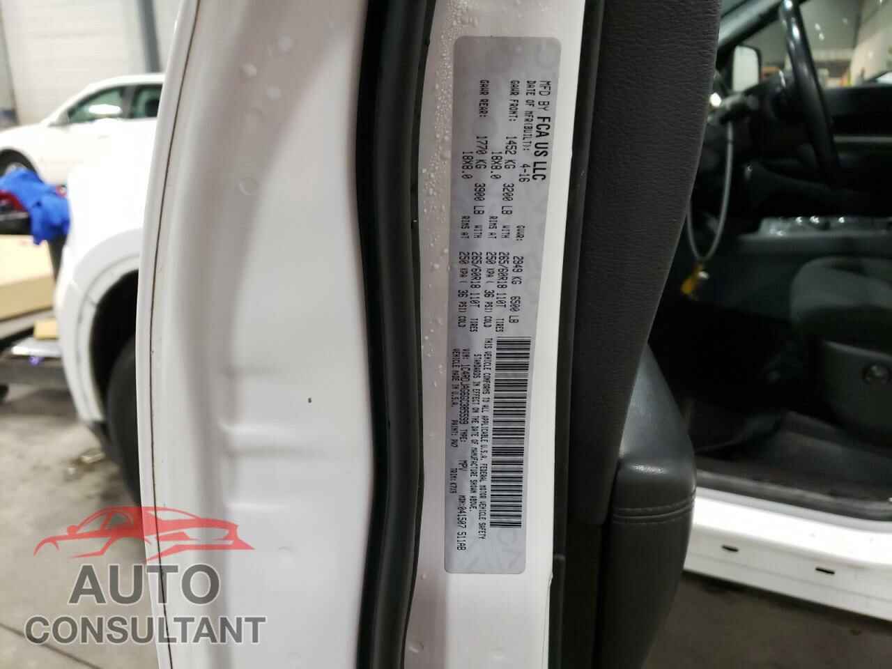 DODGE DURANGO 2016 - 1C4RDJAG6GC385599