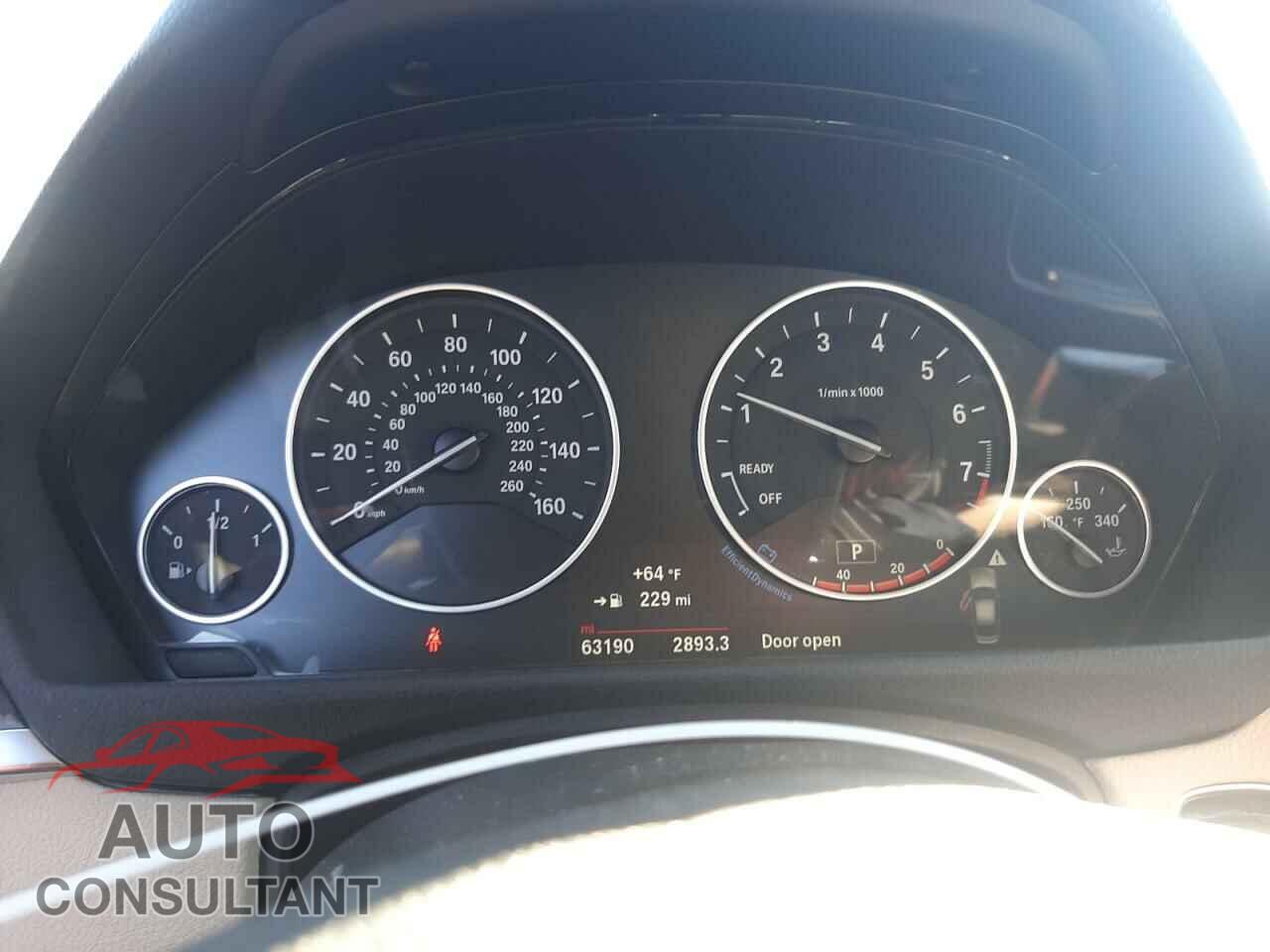 BMW 3 SERIES 2016 - WBA8E3G57GNU01725