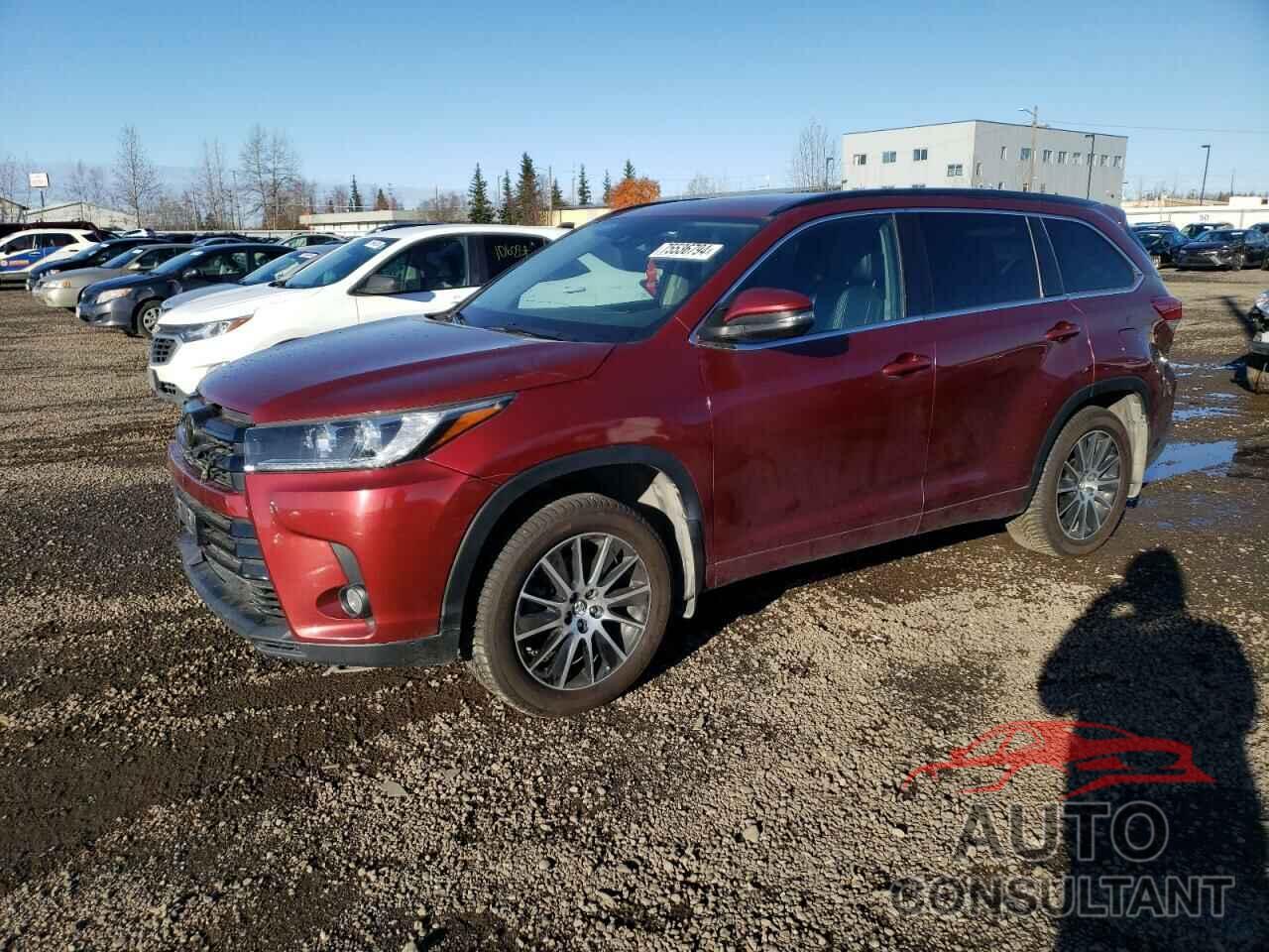 TOYOTA HIGHLANDER 2017 - 5TDJZRFH6HS407616