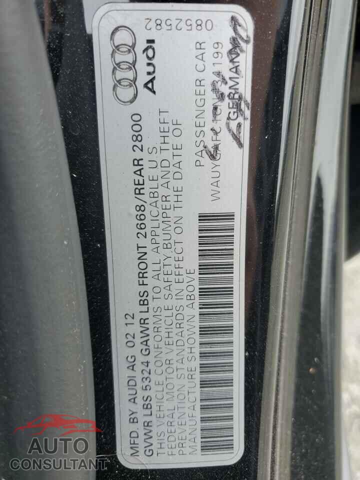 AUDI A7 2012 - WAUYGAFC1CN134199