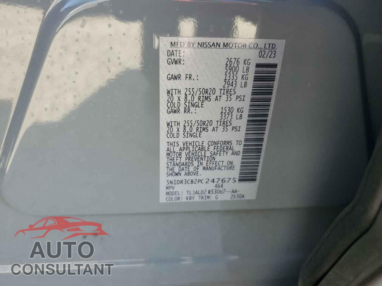 NISSAN PATHFINDER 2023 - 5N1DR3CB2PC247675