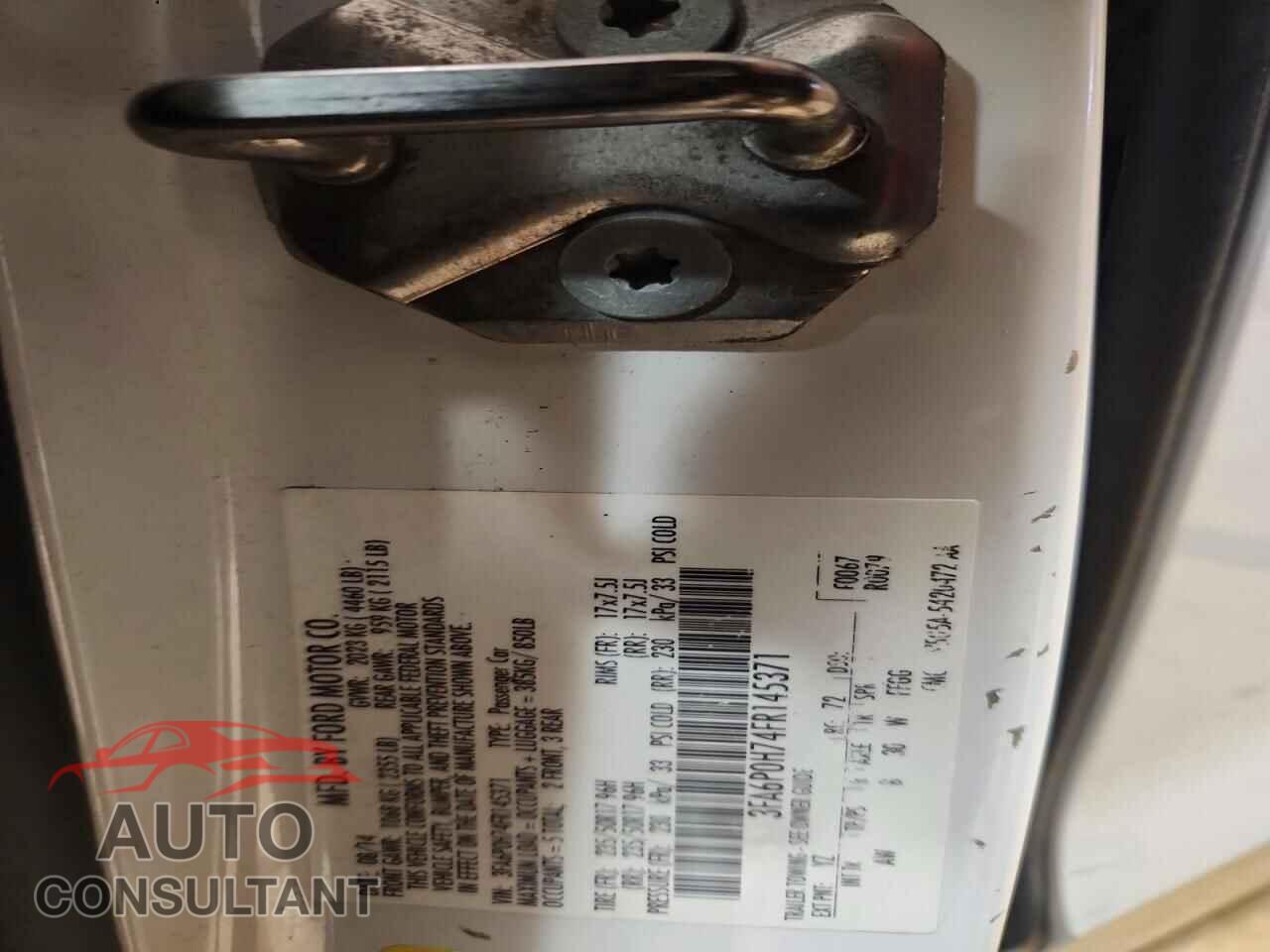 FORD FUSION 2015 - 3FA6P0H74FR145371