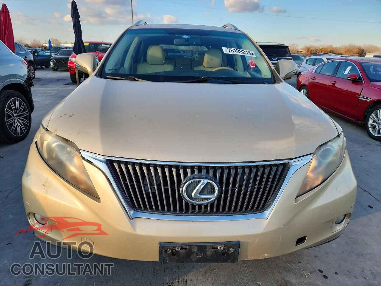 LEXUS RX350 2010 - 2T2ZK1BA1AC016109