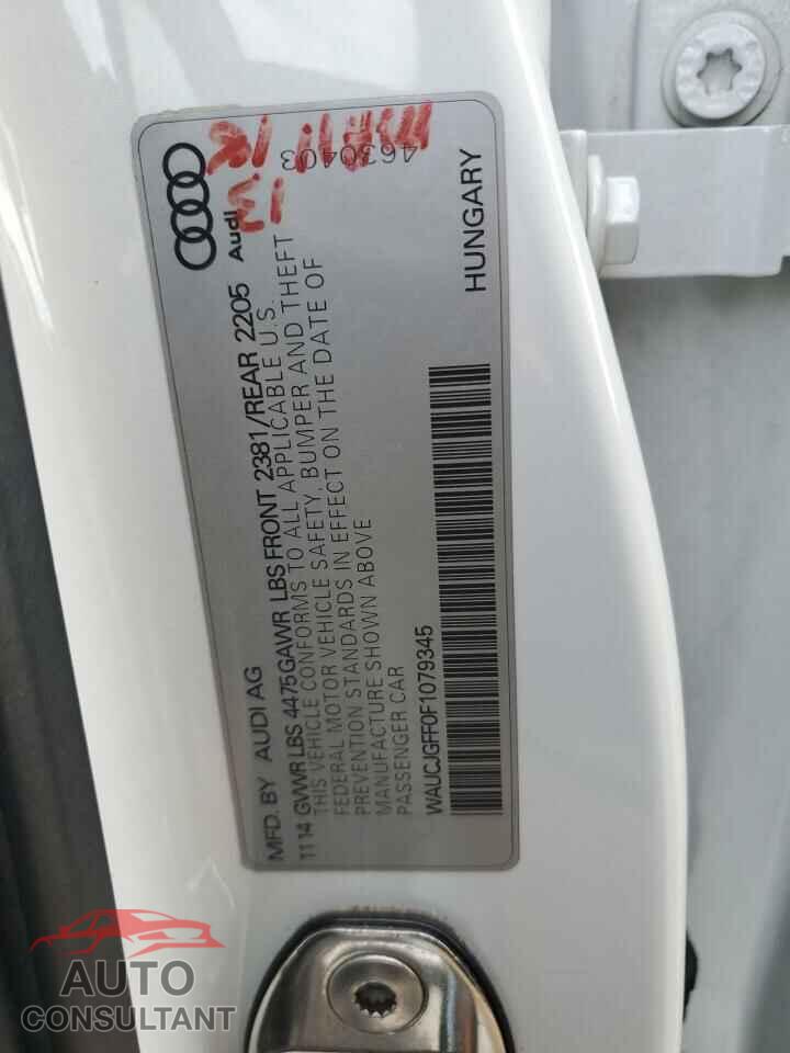 AUDI A3 2015 - WAUCJGFF0F1079345