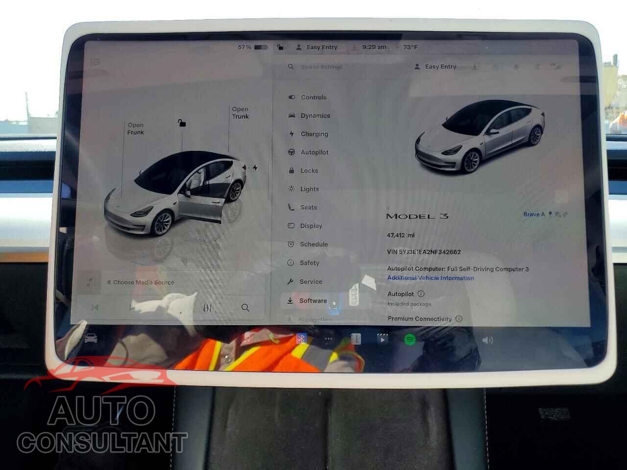 TESLA MODEL 3 2022 - 5YJ3E1EA2NF342662
