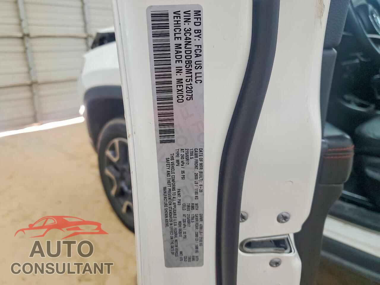 JEEP COMPASS 2021 - 3C4NJDDB5MT512075
