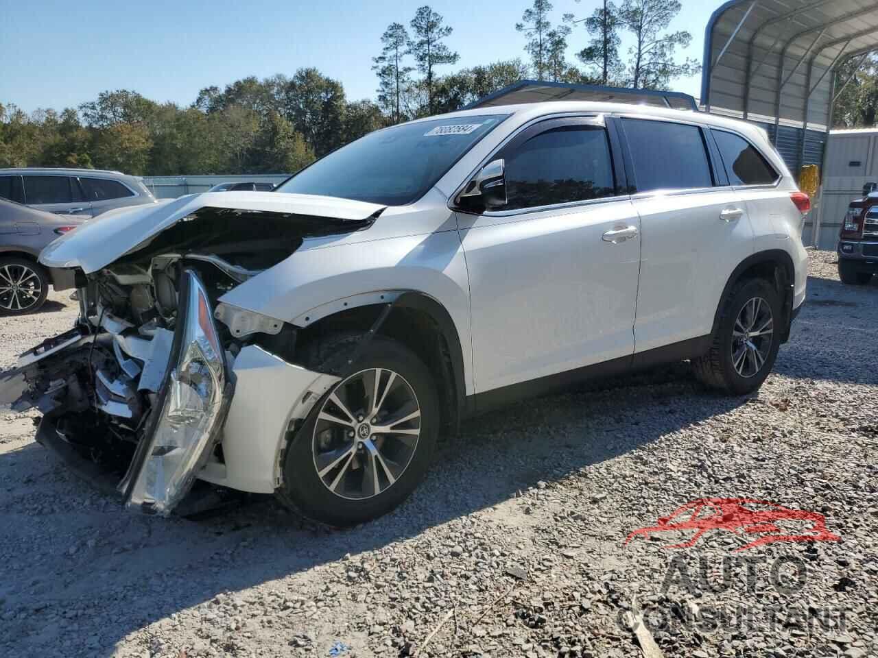 TOYOTA HIGHLANDER 2019 - 5TDZZRFH2KS327241