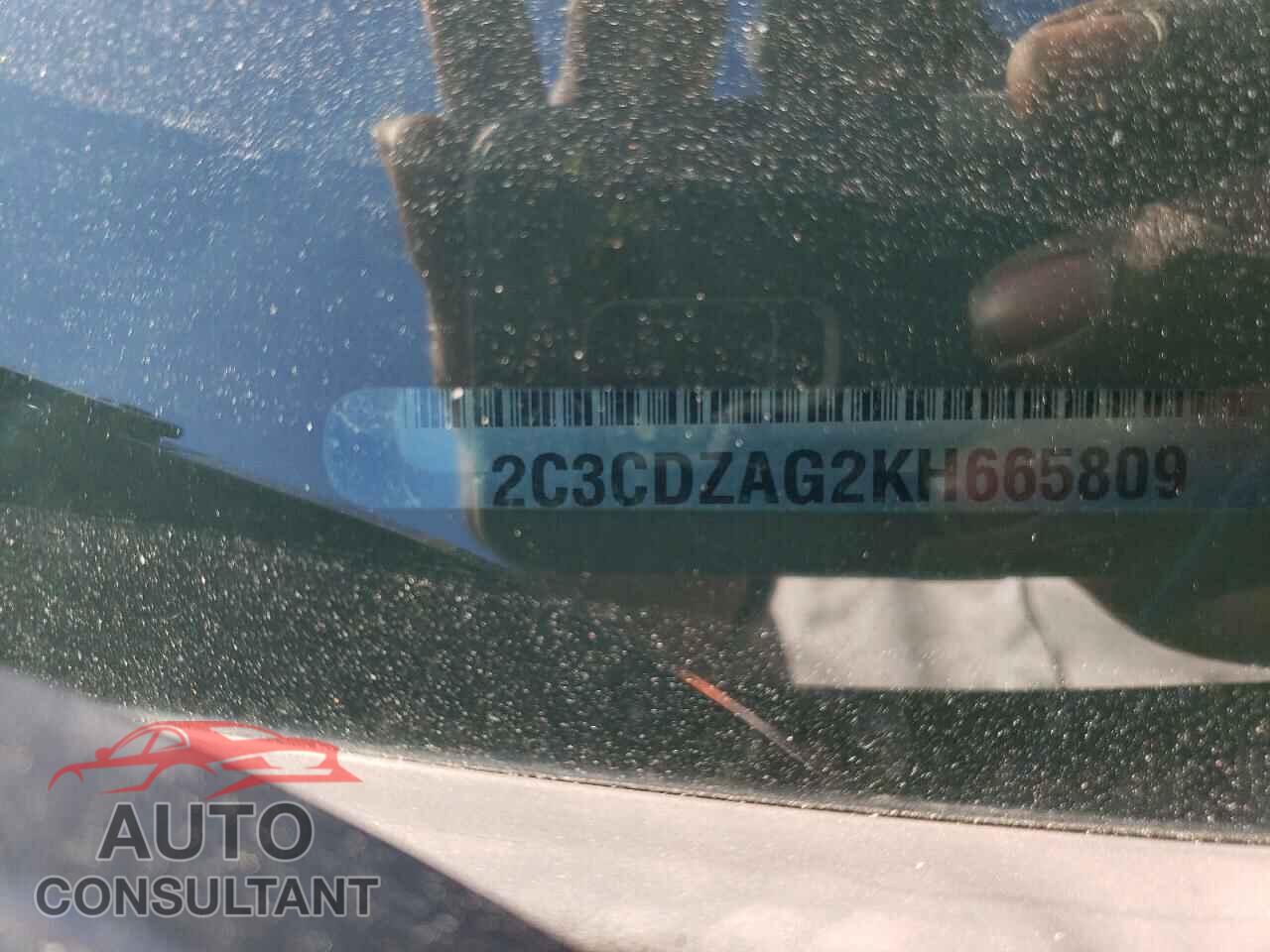 DODGE CHALLENGER 2019 - 2C3CDZAG2KH665809