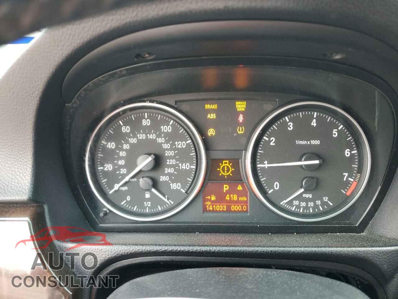 BMW 3 SERIES 2011 - WBAPH7C52BE680283