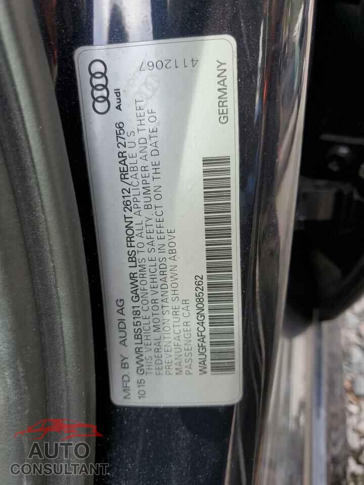 AUDI A6 2016 - WAUGFAFC4GN085262