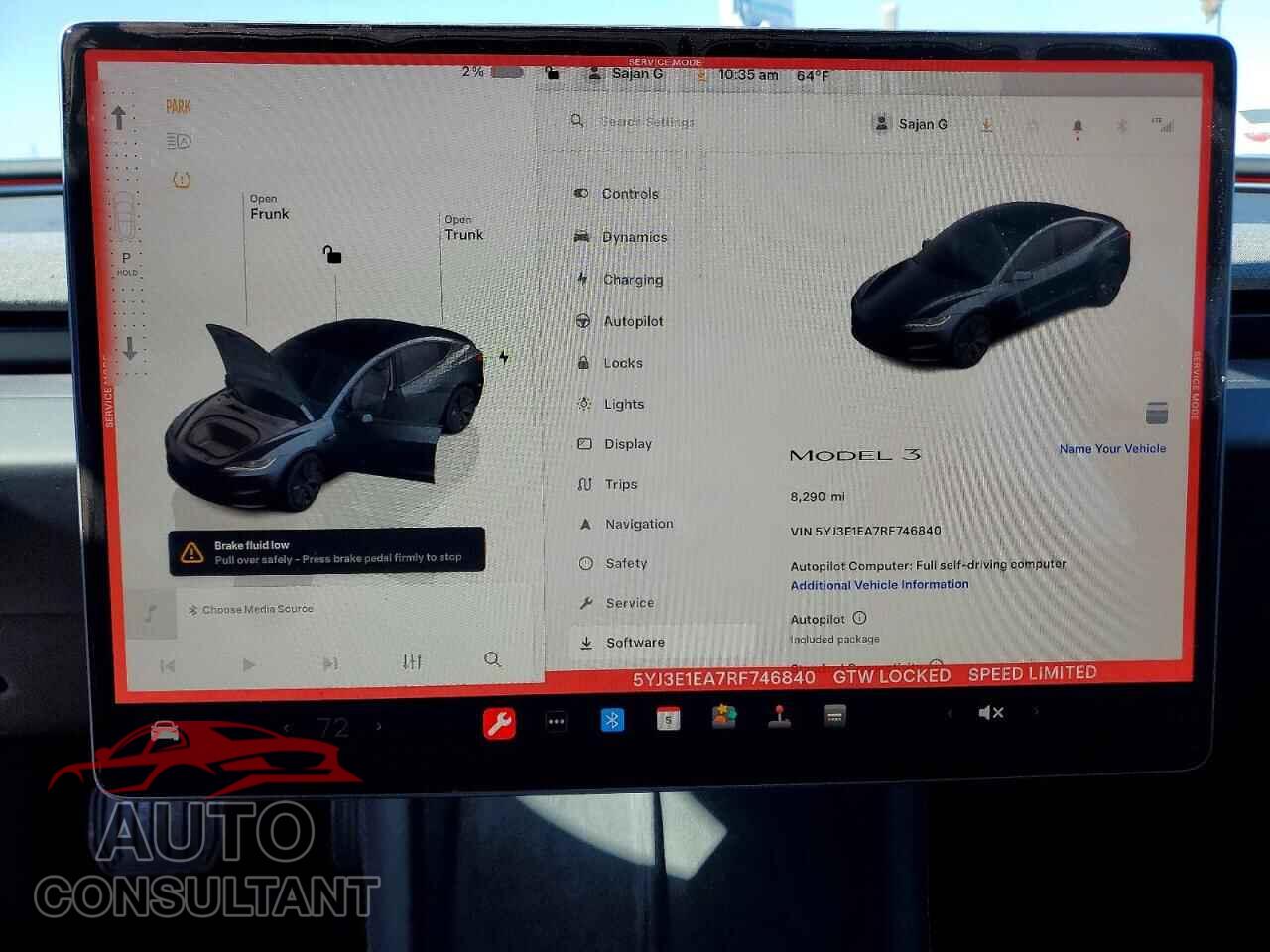 TESLA MODEL 3 2024 - 5YJ3E1EA7RF746840