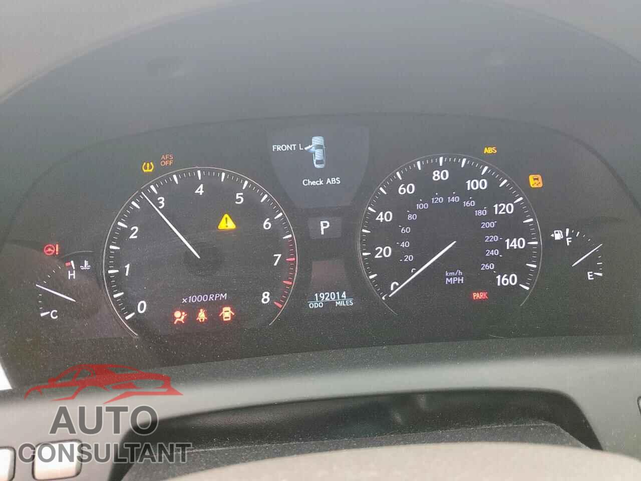 LEXUS LS460 2012 - JTHBL5EF1C5112600