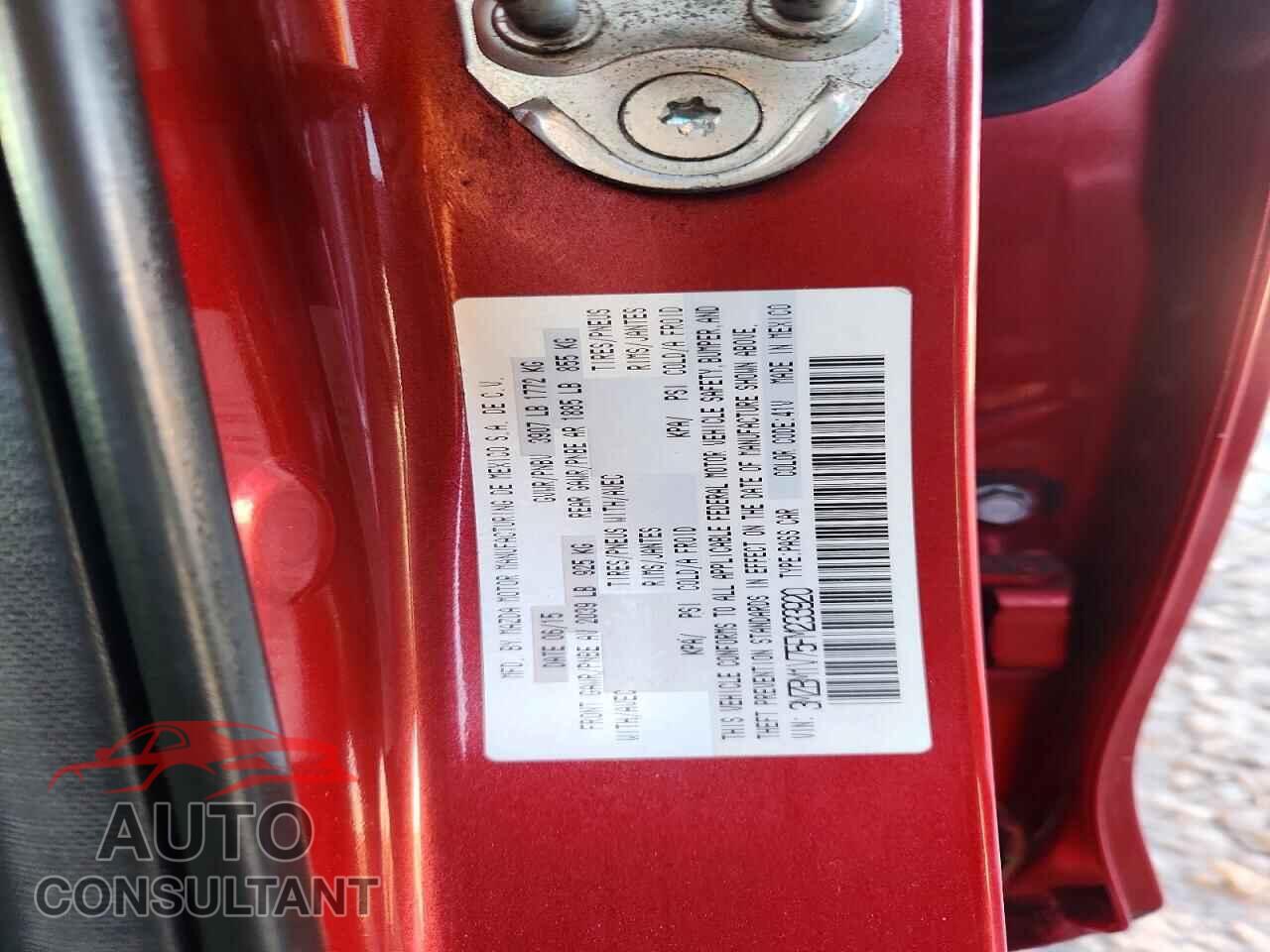 MAZDA 3 2015 - 3MZBM1V75FM233920
