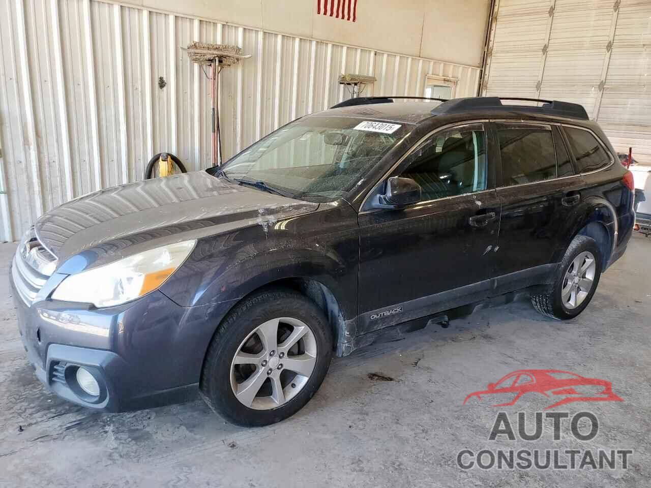 SUBARU OUTBACK 2013 - 4S4BRBGC2D3277582