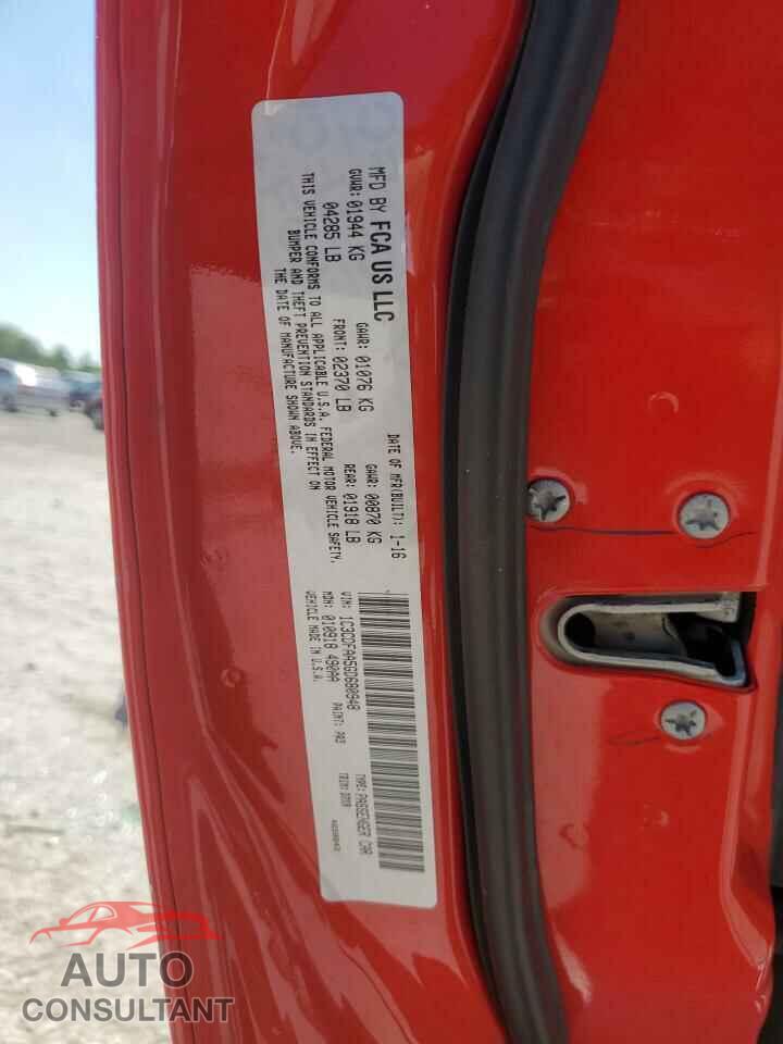 DODGE DART 2016 - 1C3CDFAA5GD680948