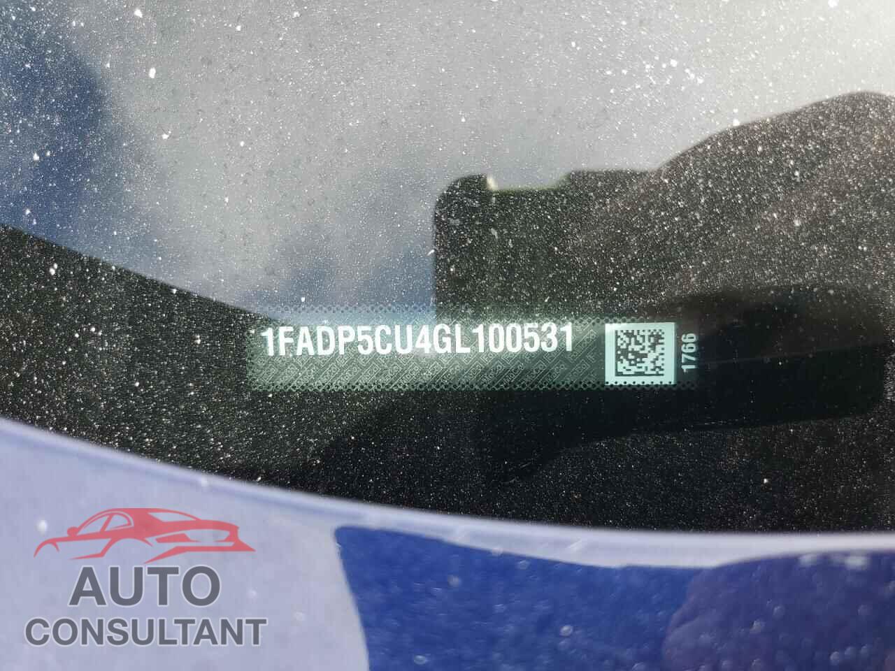 FORD CMAX 2016 - 1FADP5CU4GL100531