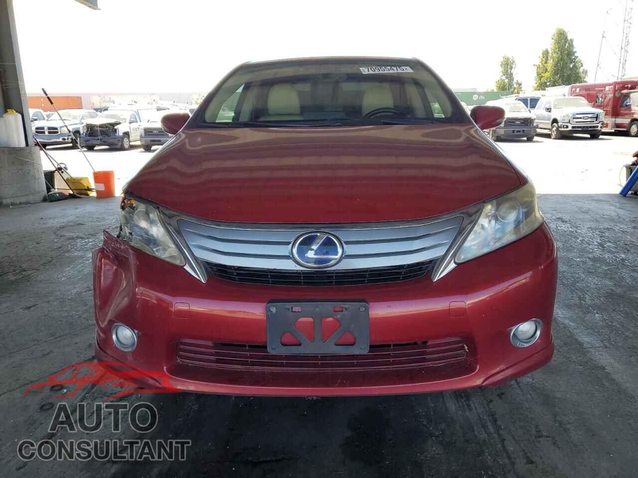 LEXUS HS 2010 - JTHBB1BA9A2006057
