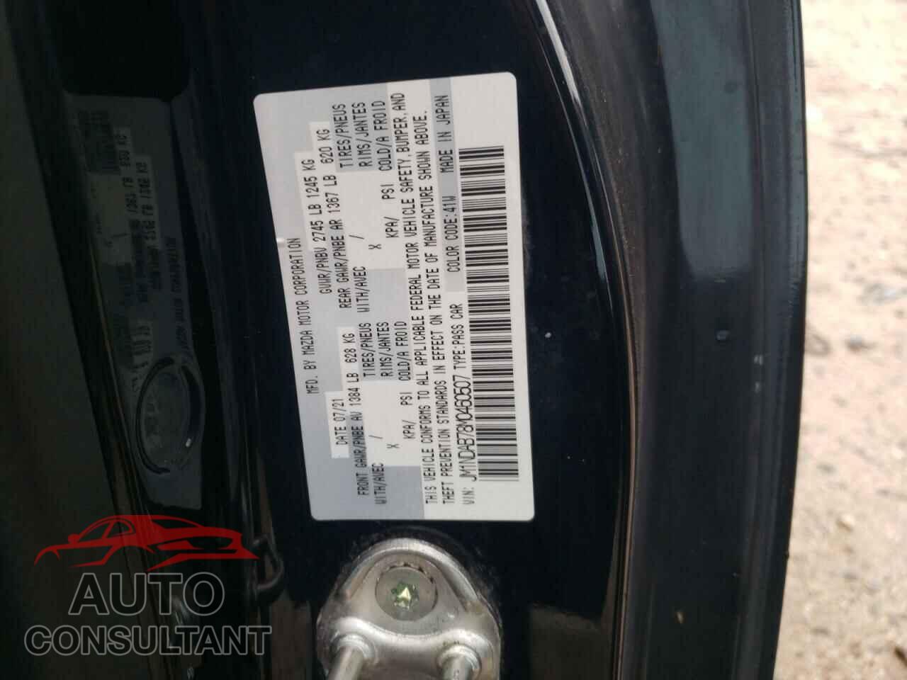 MAZDA MX5 2021 - JM1NDAB78M0460507