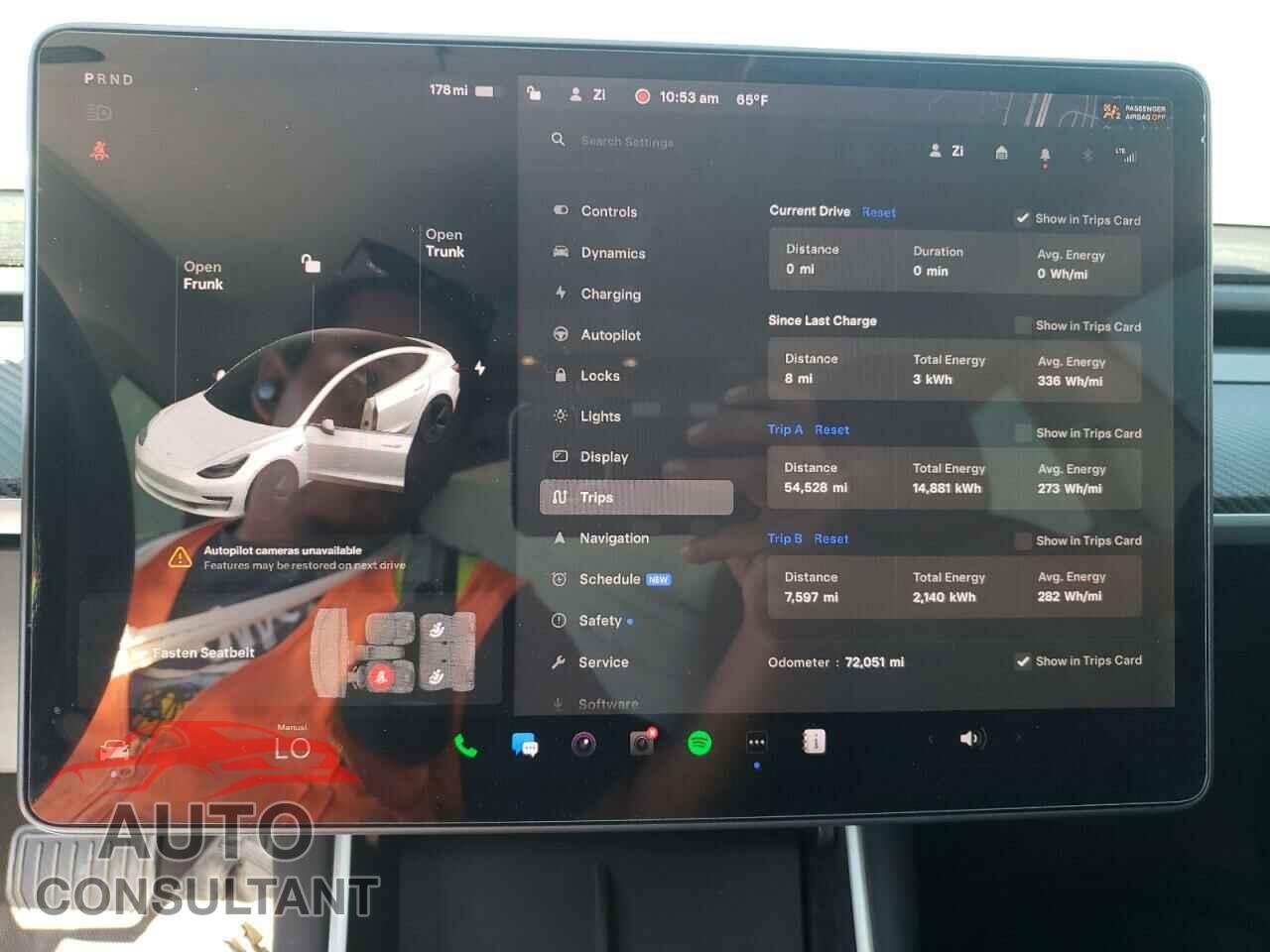 TESLA MODEL 3 2019 - 5YJ3E1EA6KF326685