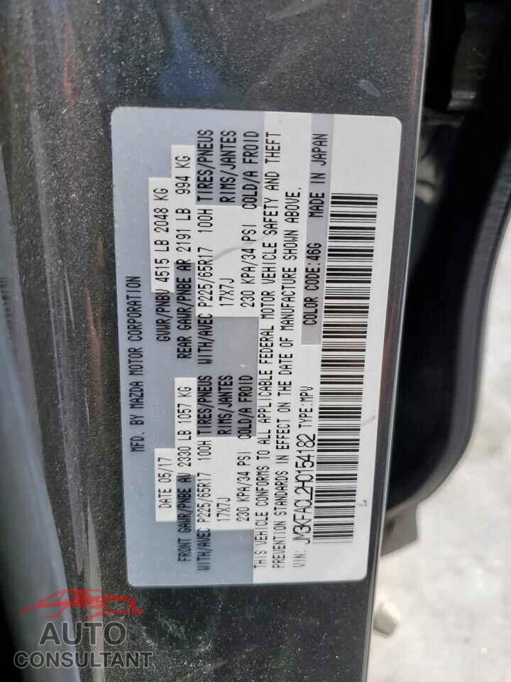 MAZDA CX-5 2017 - JM3KFACL2H0154182