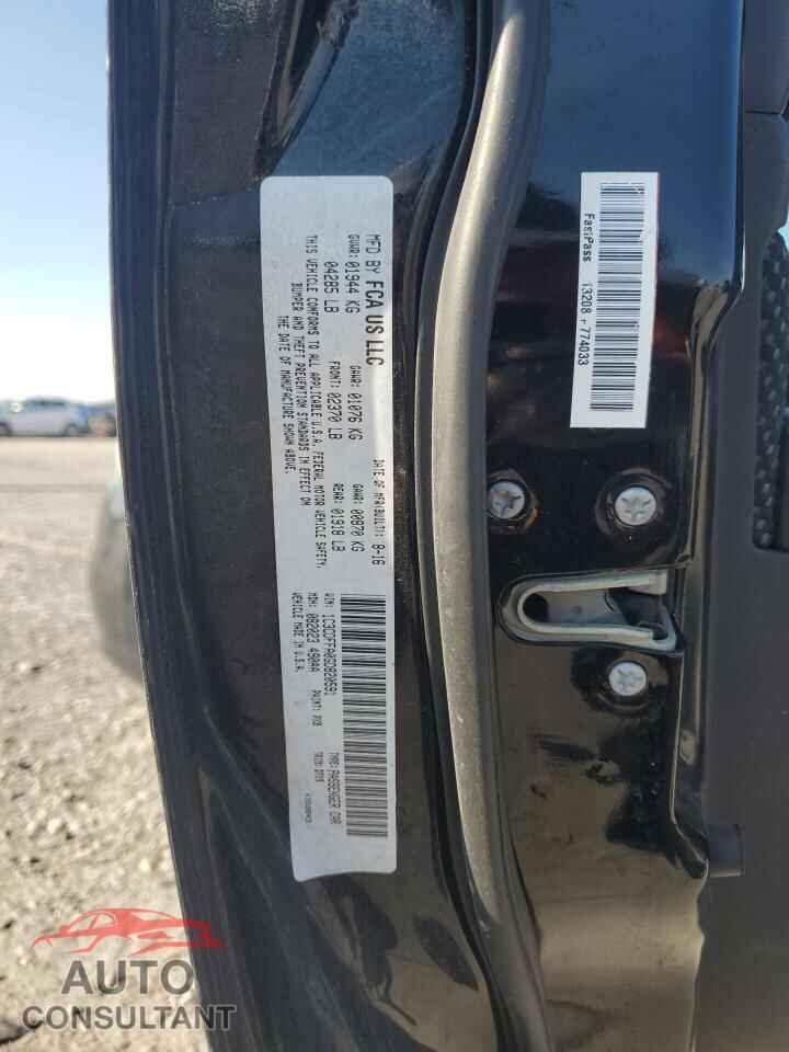 DODGE DART 2016 - 1C3CDFFA0GD820591