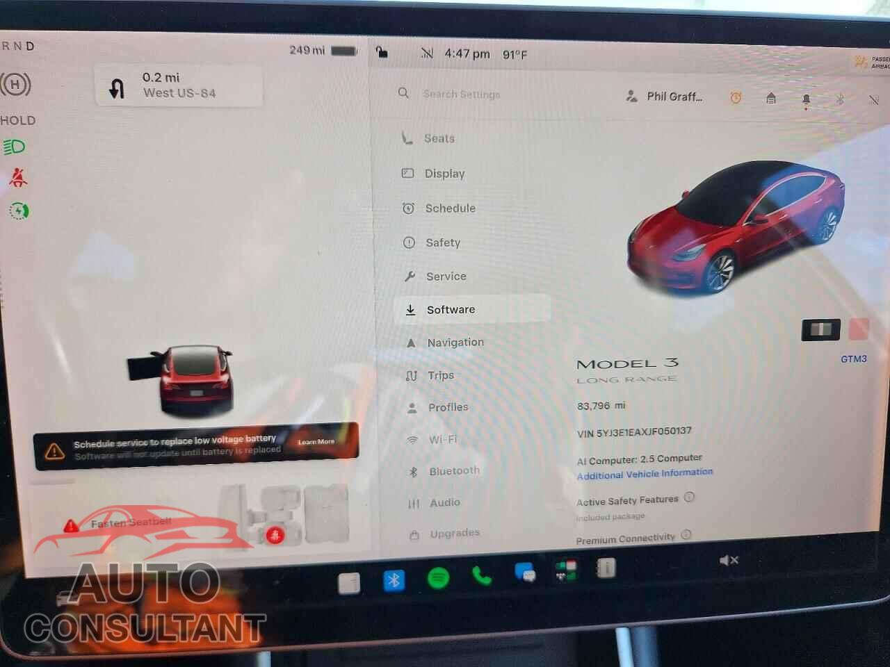 TESLA MODEL 3 2018 - 5YJ3E1EAXJF050137