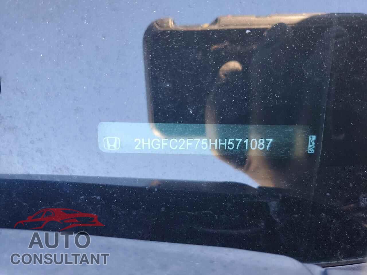 HONDA CIVIC 2017 - 2HGFC2F75HH571087