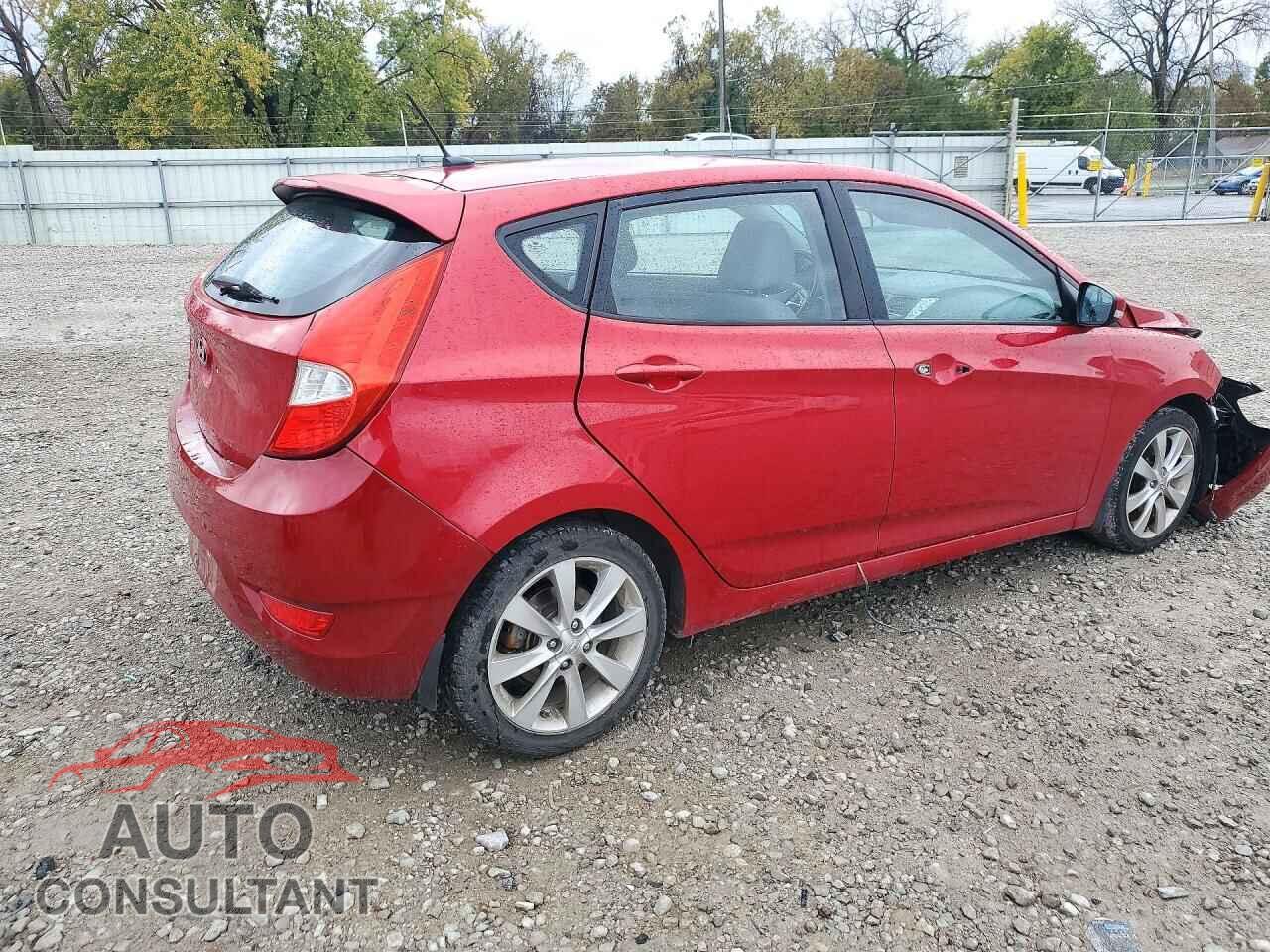 HYUNDAI ACCENT 2013 - KMHCU5AE9DU109687
